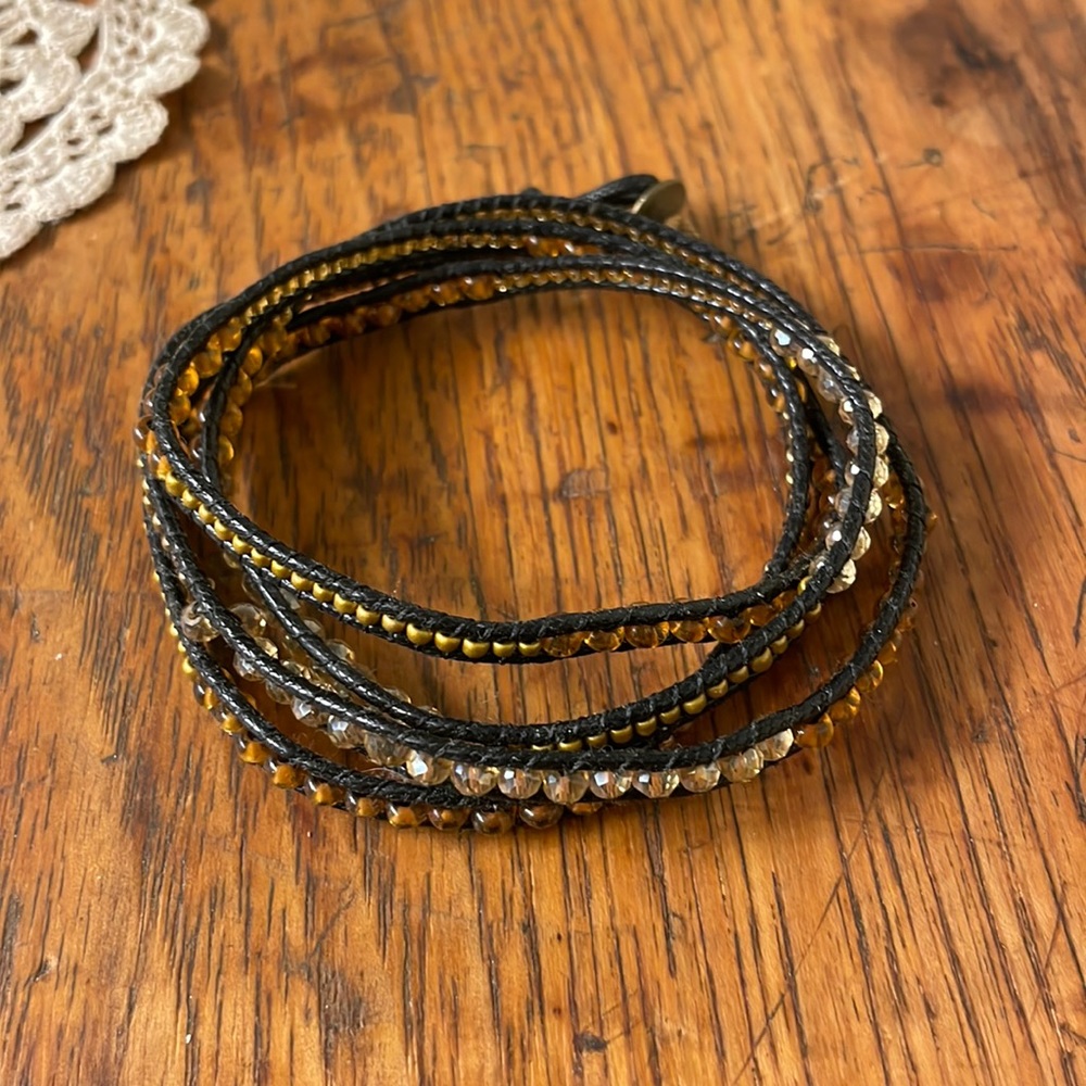 Noonday beaded wrap bracelet/necklace